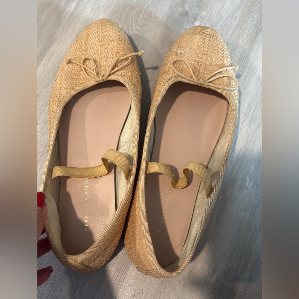 LOEFFLER RANDALL Leonie Ballet Flat in NATURAL - Size 9 - Picture 3 of 3